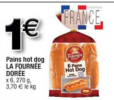 pains hot dog la fournée dorée