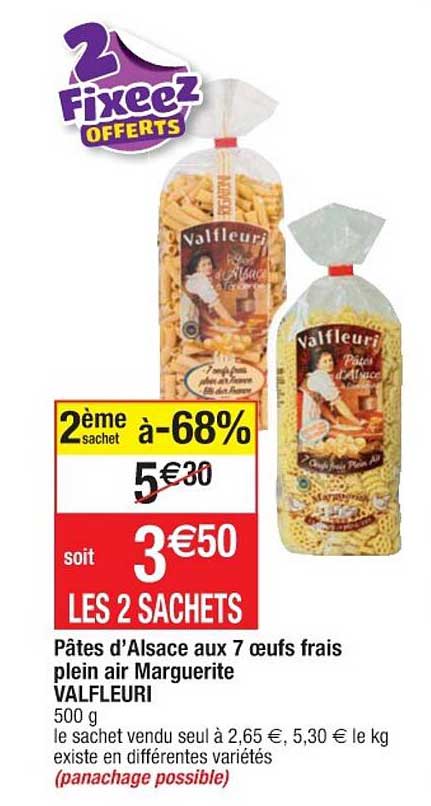 Pâtes D'alsace Aux 7 Oeufs Frais Plein Air Marguerite Valfleuri