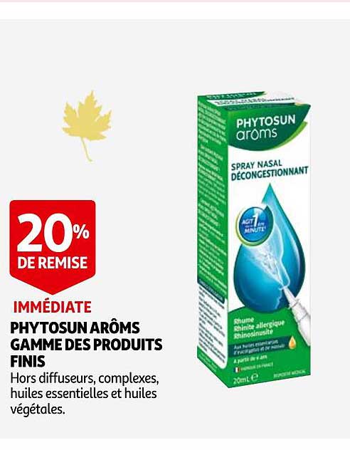 phytosun arôms gamme des produits finis