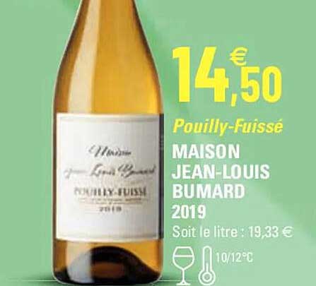 pouilly-fuissé maison jean-louis bumard 2019