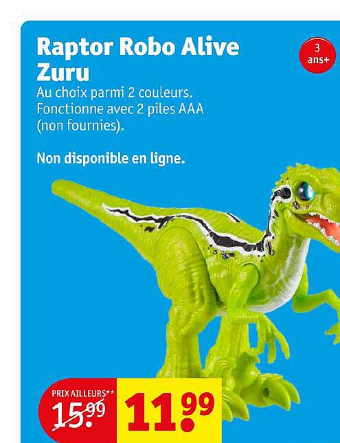 raptor robot alive zuru