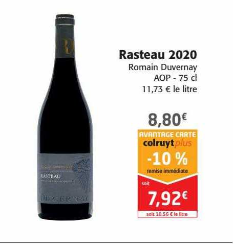rasteau 2020 romain duvernay aop