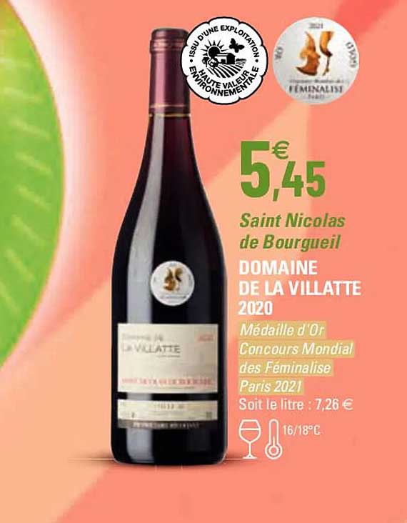 Saint Nicolas De Bourgueil Domaine De La Villatte 2020