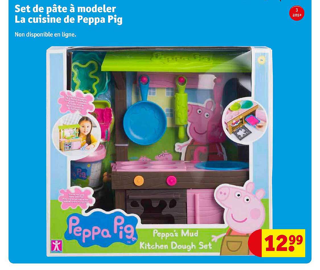 set de pâte à modeler la cuisine de peppa pig