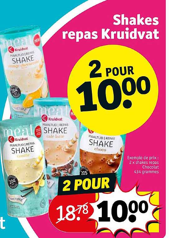 Shakes Repas Kruidvat