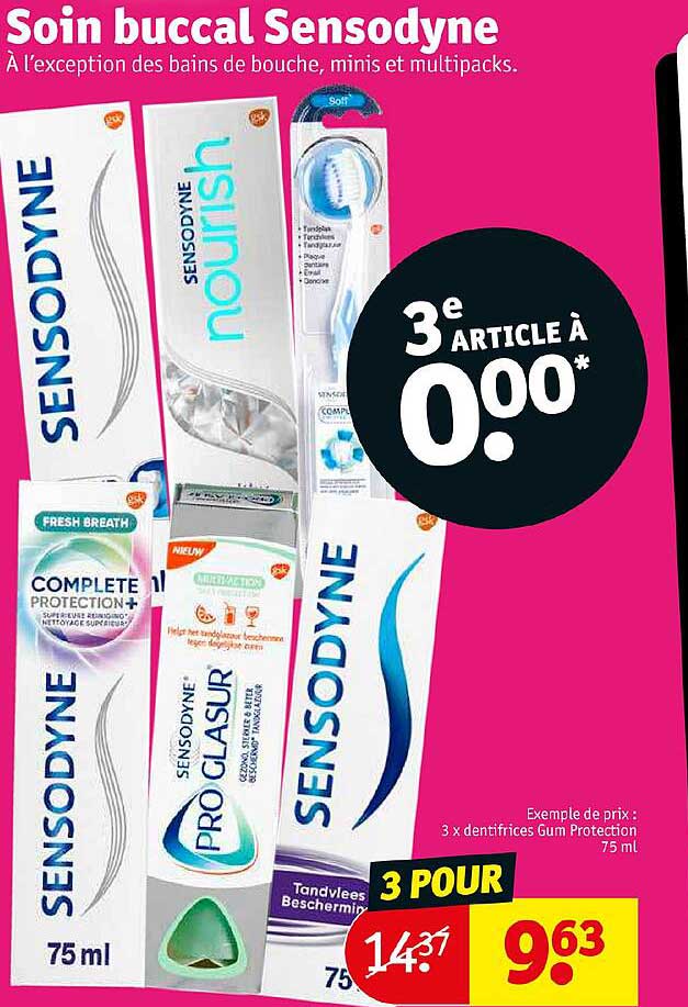 soin buccal sensodyne