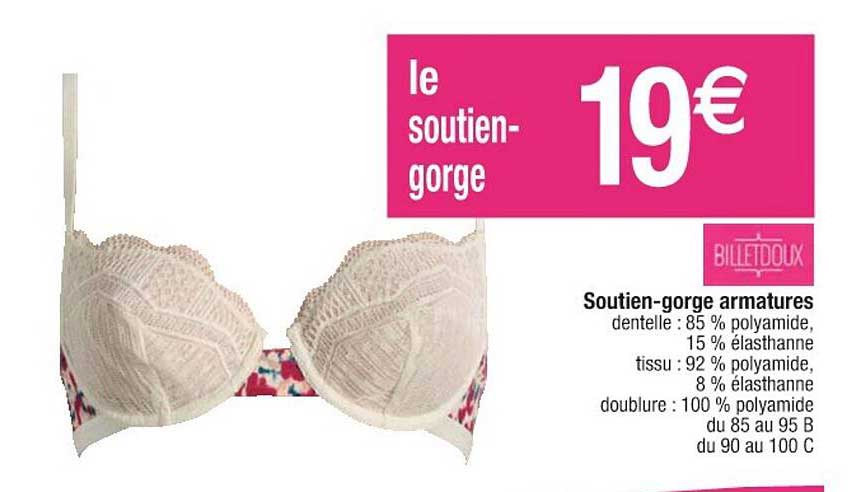 Soutien-gorge Armatures Billetdoux
