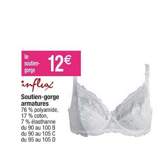 soutien-gorge armatures influx