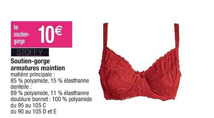 soutien-gorge armatures maintien steffy