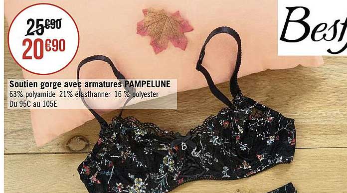soutien gorge avec armature pampelune