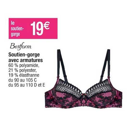 soutien-gorge avec armatures bestform