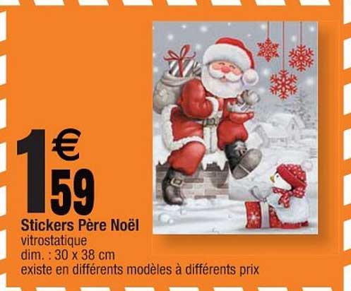 stickers père noël