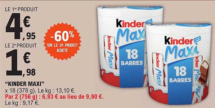 "kinder Maxi"