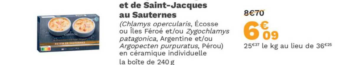 saint-jacques au sauternes