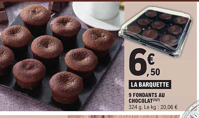 9 Fondants Au Chocolat