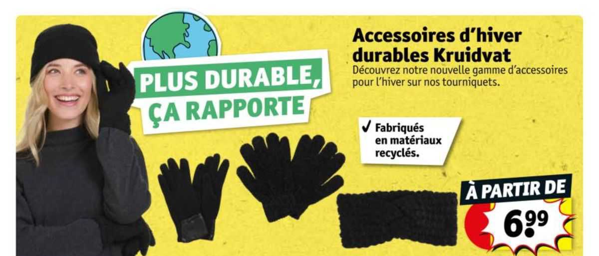 accessoires d'hiver durables kruidvat