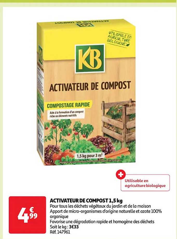 activateur de compost 1,5 kg kb