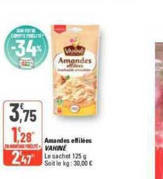 Amandes Effilées Vahiné