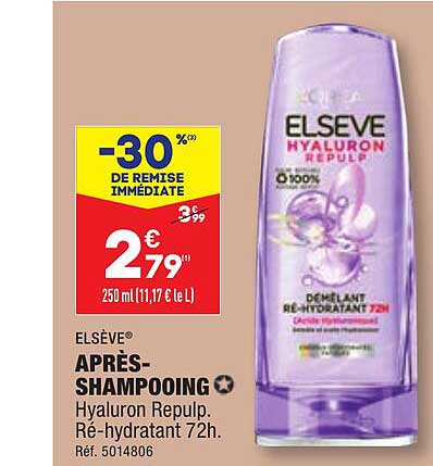 après-shampooing elsève