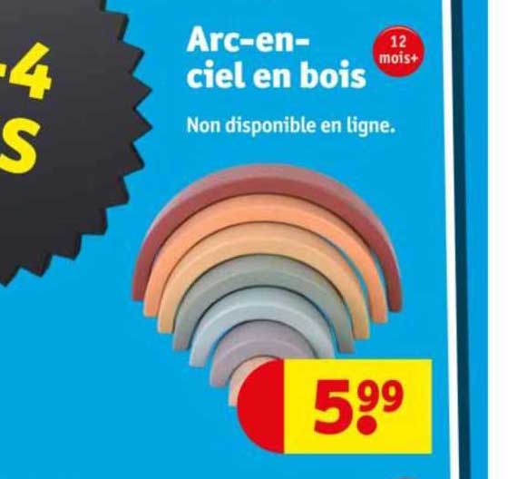 arc-en-ciel en bois
