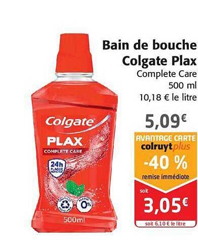Bain De Bouche Colgate Plax