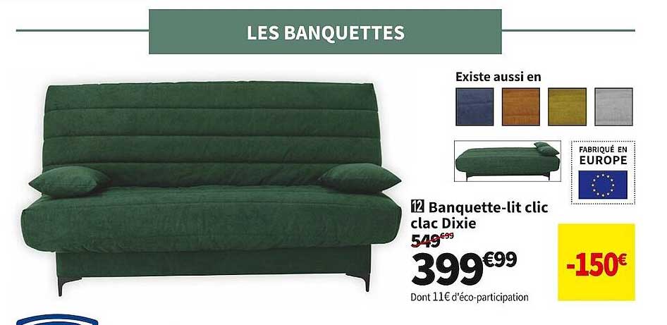 banquette-lit clic clac dixie