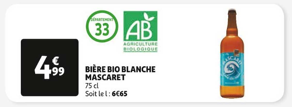 bière bio blanche mascaret