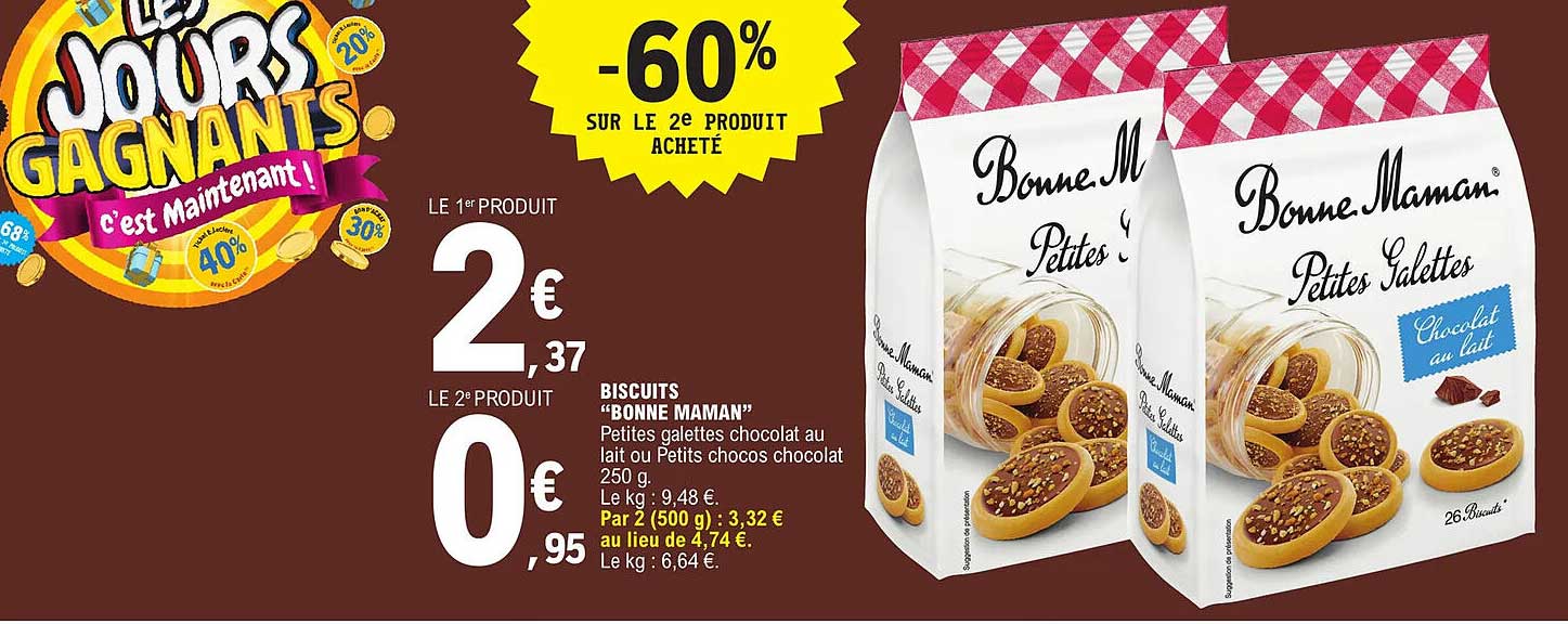 biscuits "bonne maman"