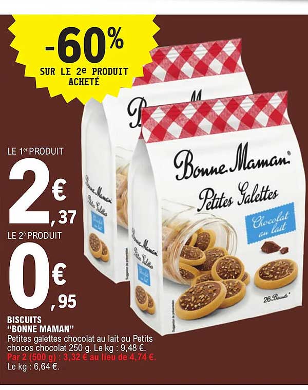 biscuits "bonne maman"