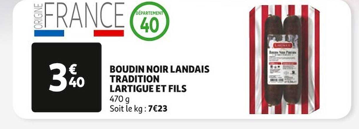 boudin noir landais tradition lartigue et fils