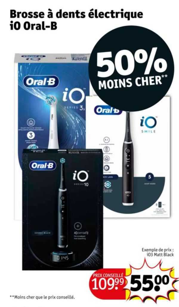 brosse à dents électrique iO oral-B