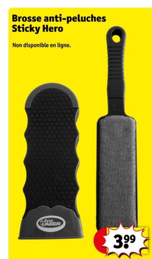 brosse anti-peluches sticky hero