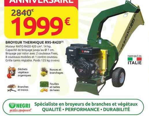 broyeur thermique r95-r420 negri