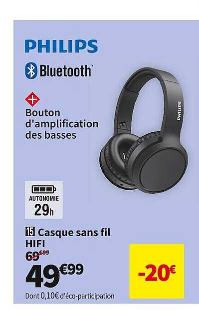 Casque Sans Fil Hifi Philips