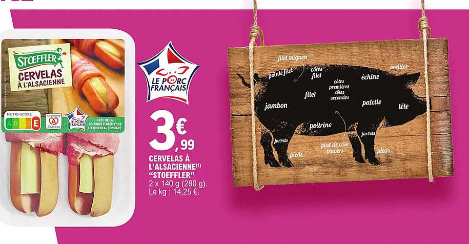 cervelas à l'alsacienne "stoeffler"