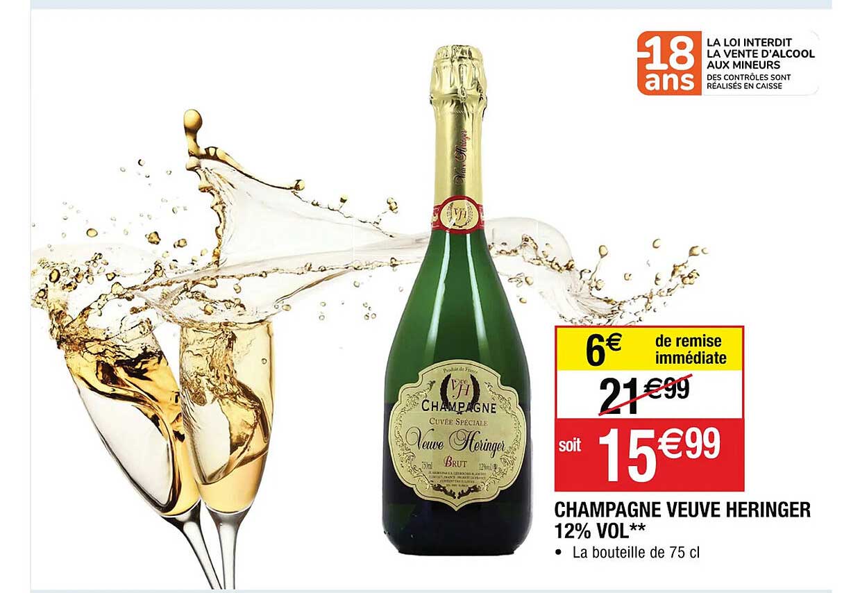 champagne veuve heringer 12% vol