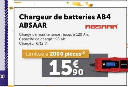 Chargeur De Batteries Ab4 Absaar