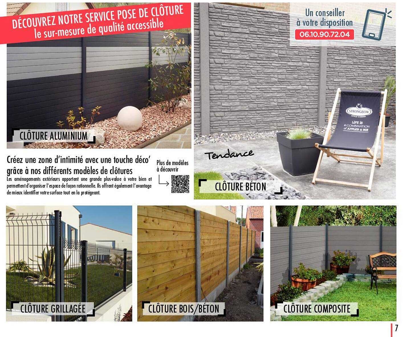 clôture sur-mesure de qualité accessible