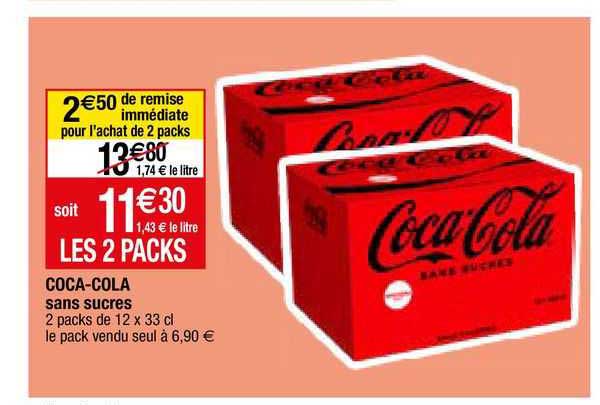 coca-cola sans sucres