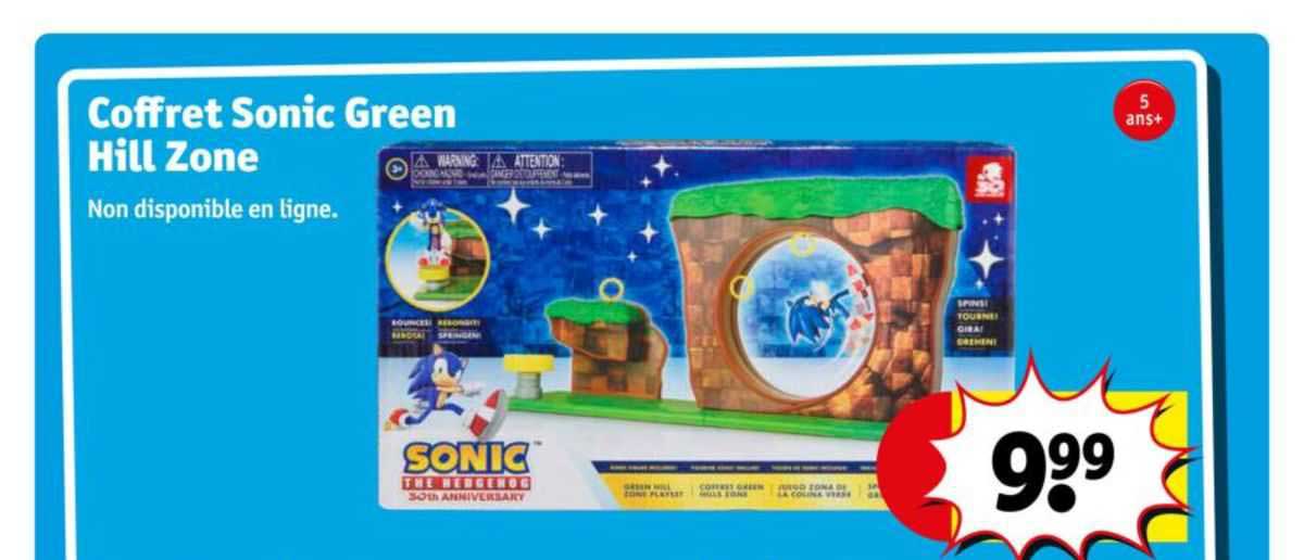 coffret sonic green hill zone