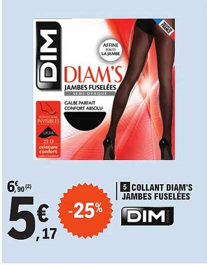 collant diam's jambes fuselées dim