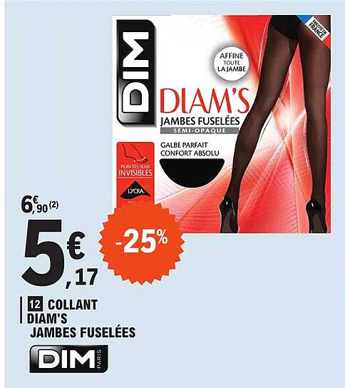 collant diam's jambes fuselées