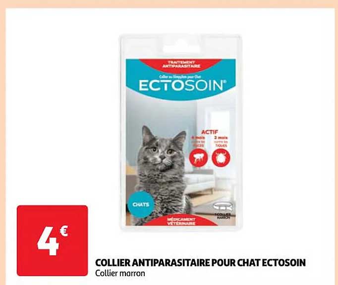 collier antiparasitaire pour chat ectosoin