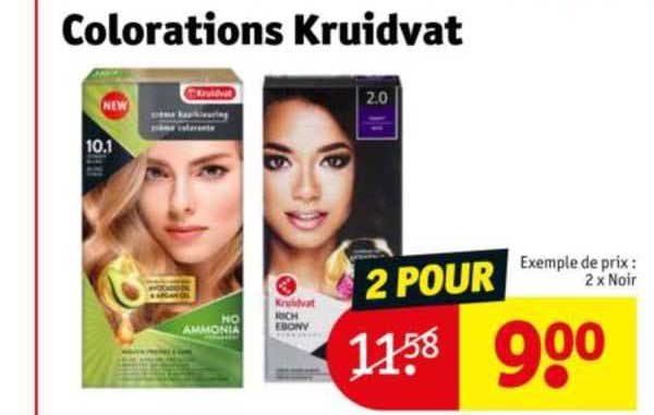 Colorations Kruidvat