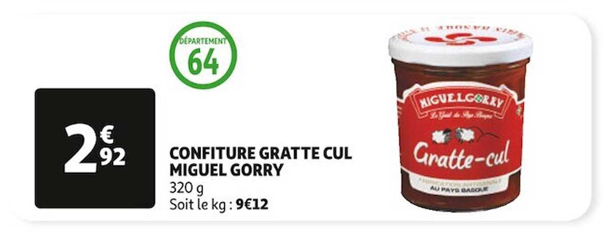 confiture gratte cul miguel gorry
