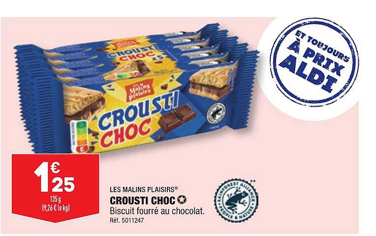 Crousti Choc Les Malins Plaisirs