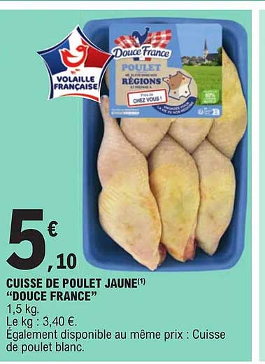 Cuisse De Poulet Jaune "douce France"