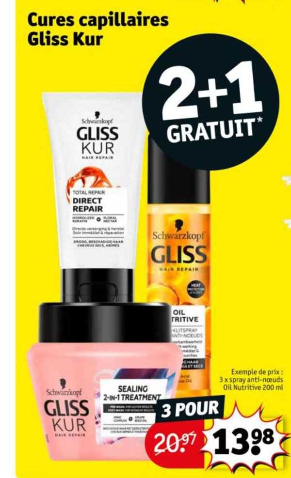 cures capillaires gliss kur