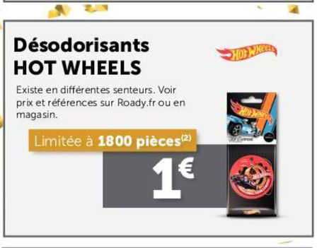 désodorisants hot wheels