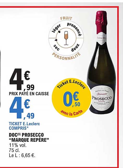 doc prosecco "marque repère"